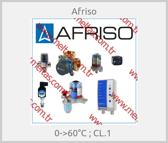 Afriso - 0->60°C ; CL.1 