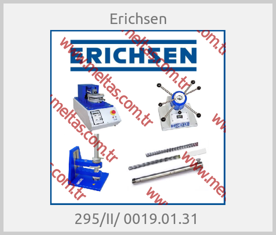 Erichsen-295/II/ 0019.01.31 