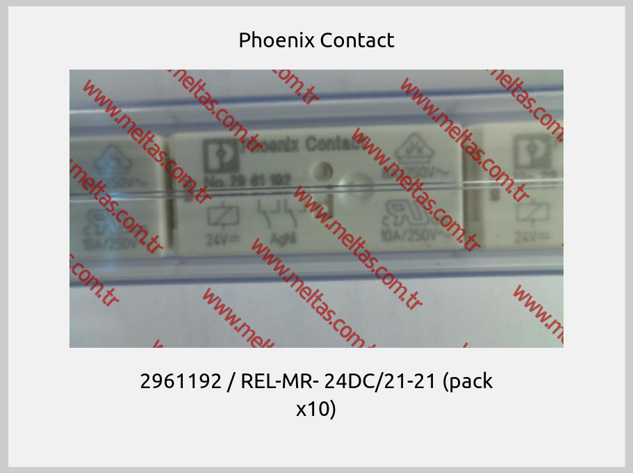 Phoenix Contact-2961192 / REL-MR- 24DC/21-21 (pack x10)