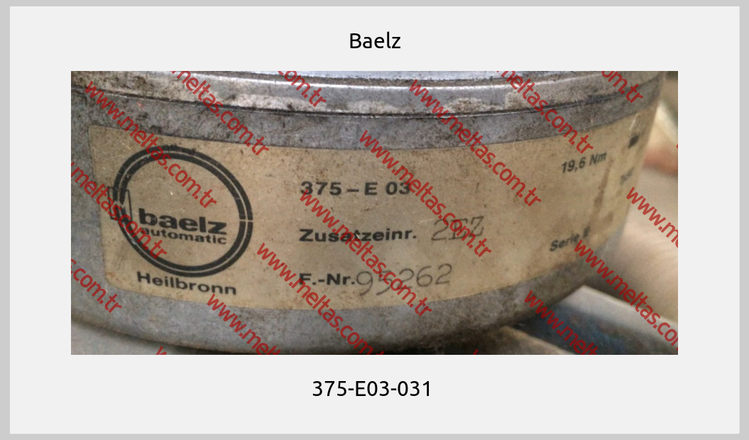 Baelz - 375-E03-031 