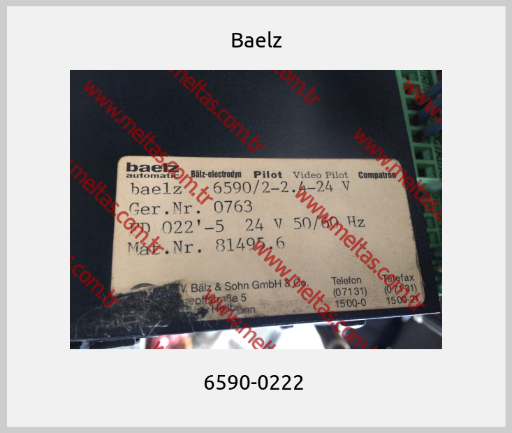 Baelz - 6590-0222 