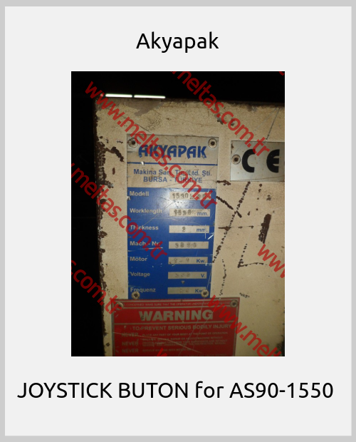 Akyapak - JOYSTICK BUTON for AS90-1550 
