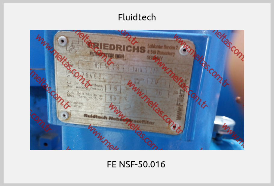 Fluidtech - FE NSF-50.016 