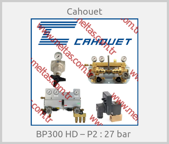 Cahouet - BP300 HD – P2 : 27 bar 