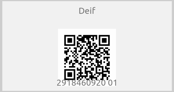 Deif - 2918460920 01
