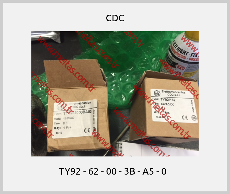 CDC - TY92 - 62 - 00 - 3B - A5 - 0  