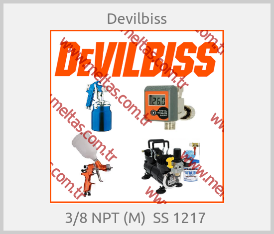 Devilbiss-3/8 NPT (M)  SS 1217 