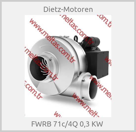 Dietz-Motoren-FWRB 71c/4Q 0,3 KW 