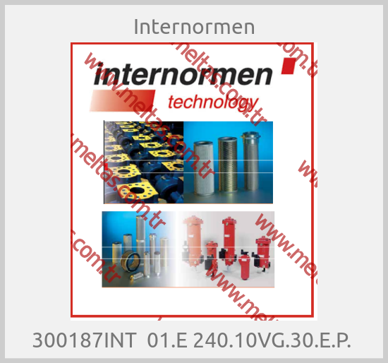 Internormen - 300187INT  01.E 240.10VG.30.E.P. 