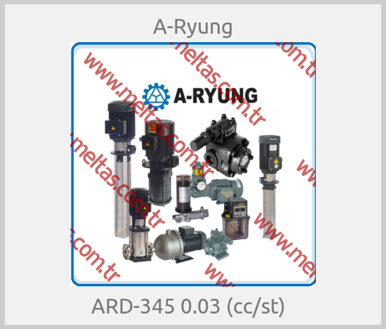 A-Ryung - ARD-345 0.03 (cc/st)  