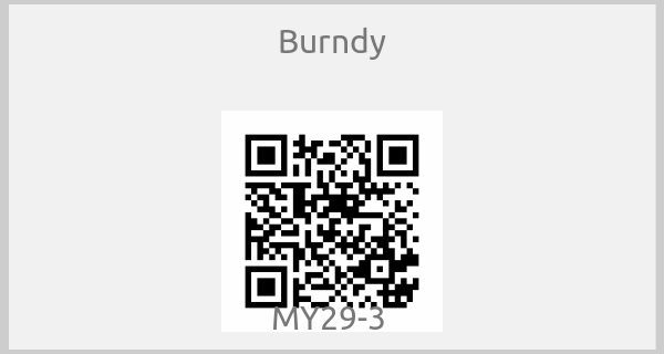 Burndy - MY29-3 