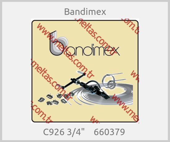 Bandimex - C926 3/4"    660379 
