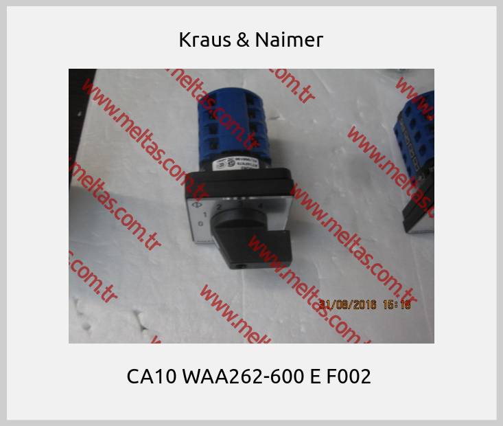 Kraus & Naimer - CA10 WAA262-600 E F002 