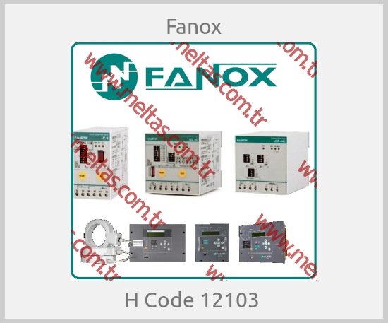 Fanox - H Code 12103 