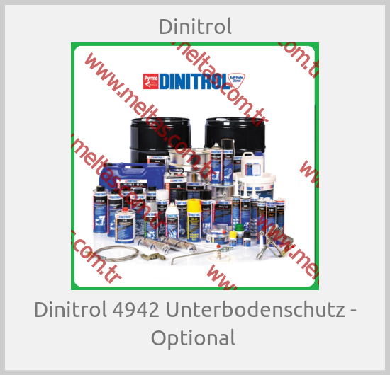 Dinitrol - Dinitrol 4942 Unterbodenschutz - Optional 