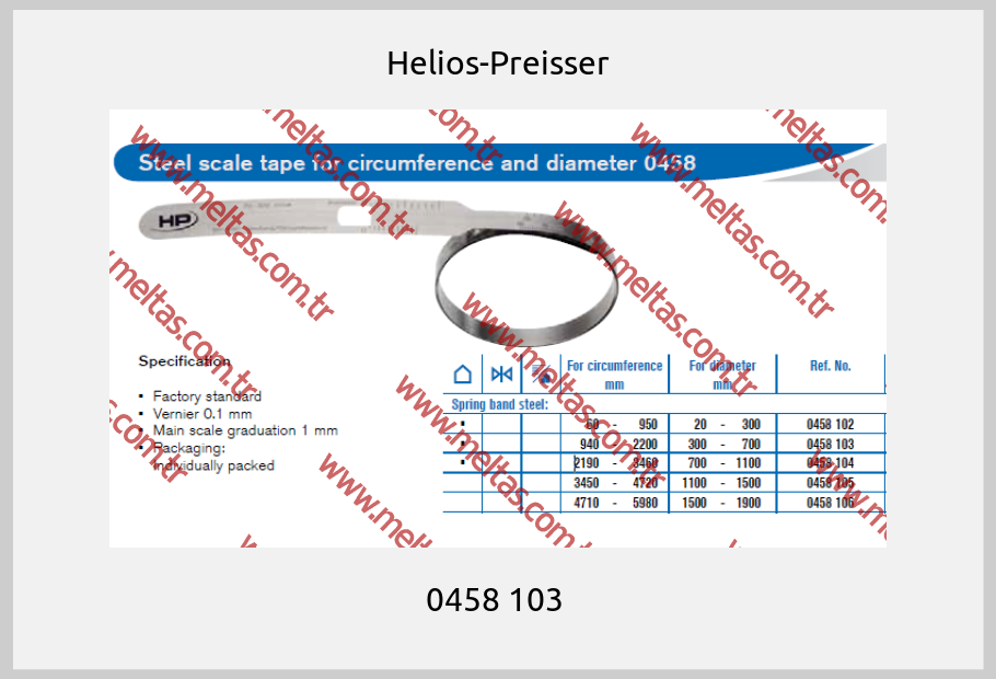 Helios-Preisser - 0458 103 