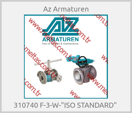 Az Armaturen-310740 F-3-W-"ISO STANDARD" 