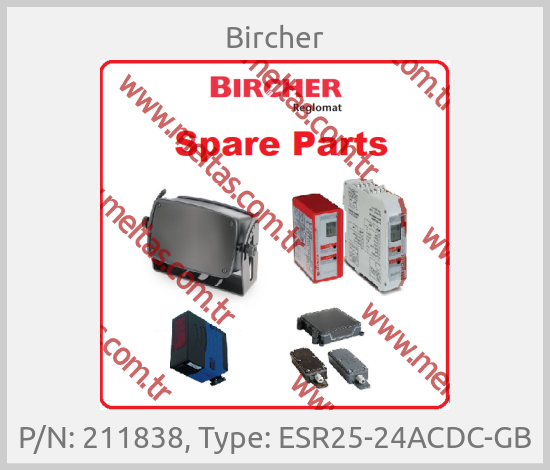 Bircher-P/N: 211838, Type: ESR25-24ACDC-GB