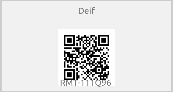 Deif - RMT-111Q96 