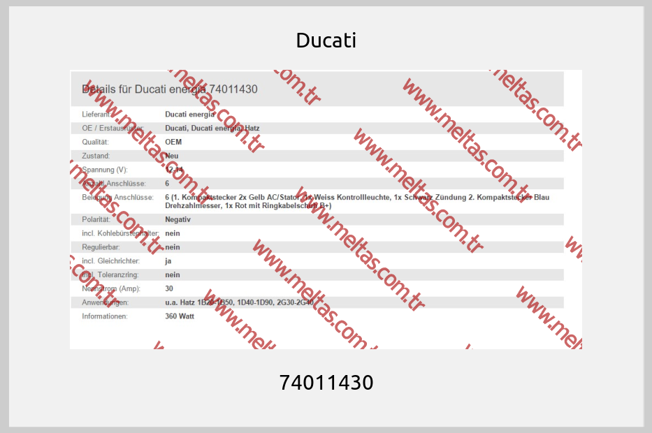 Ducati - 74011430