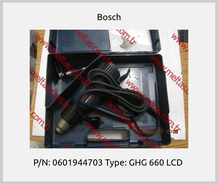 Bosch - P/N: 0601944703 Type: GHG 660 LCD 