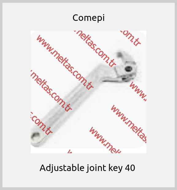 Comepi - Adjustable joint key 40 
