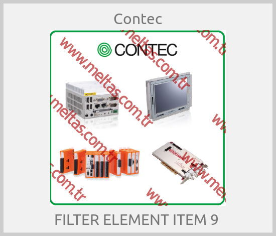 Contec - FILTER ELEMENT ITEM 9 