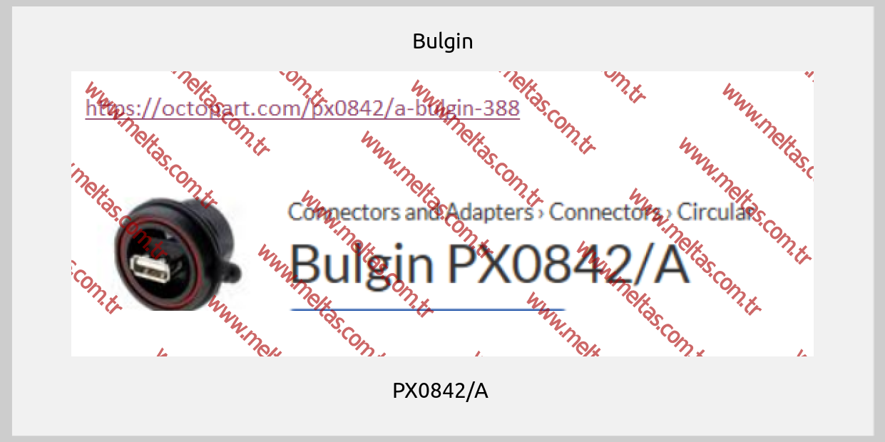 Bulgin - PX0842/A 
