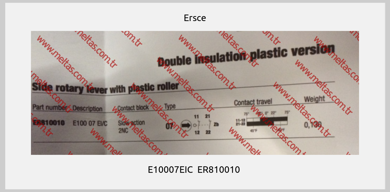 Ersce-E10007EIC  ER810010 