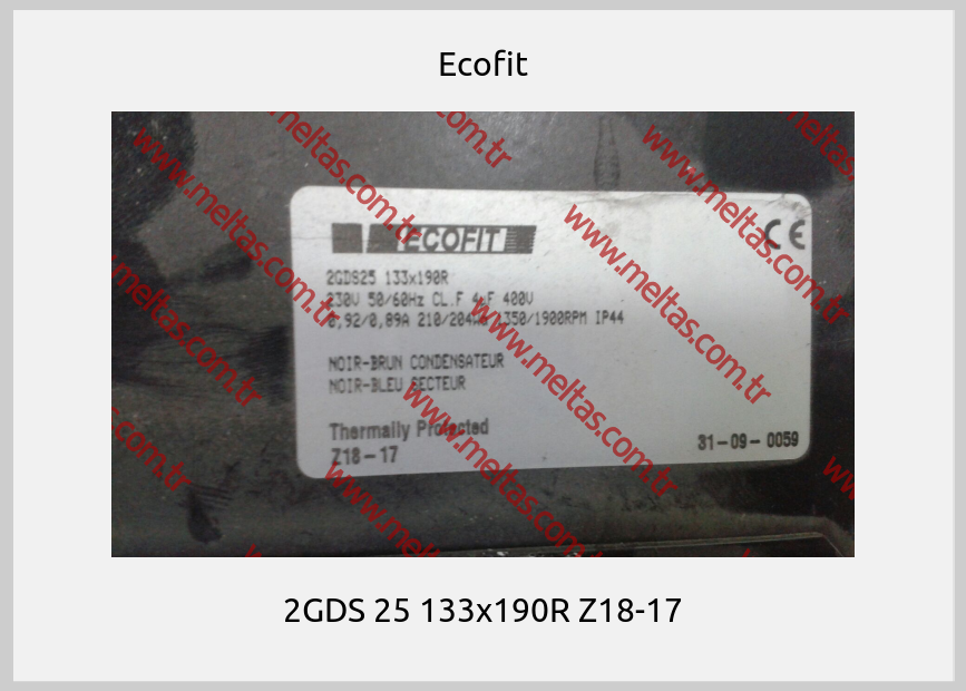 Ecofit - 2GDS 25 133x190R Z18-17