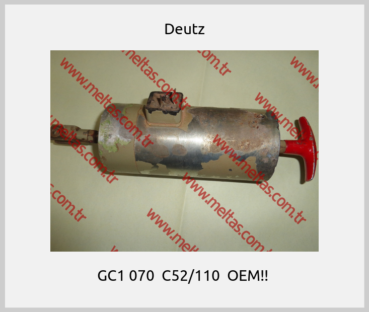 Deutz - GC1 070  C52/110  OEM!! 