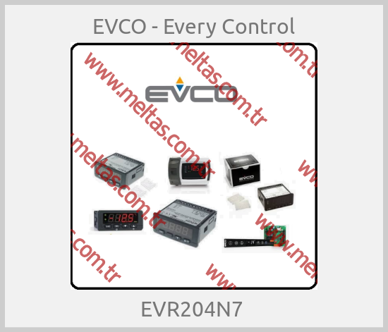 EVCO - Every Control - EVR204N7 