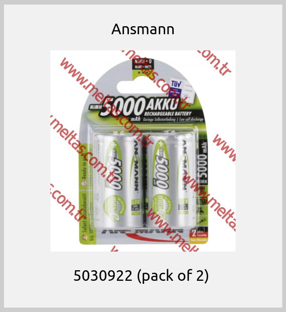 Ansmann - 5030922 (pack of 2) 