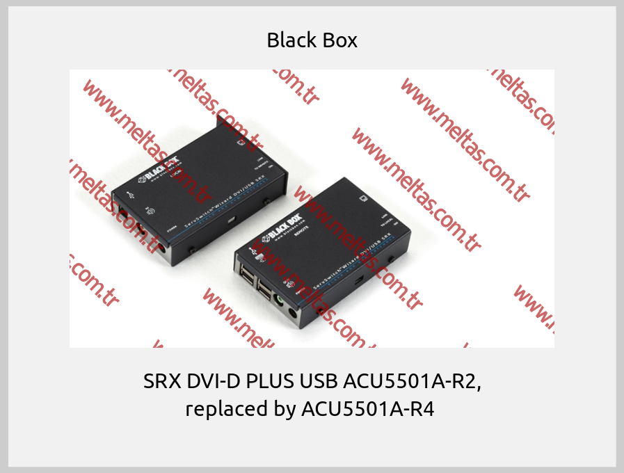 Black Box - SRX DVI-D PLUS USB ACU5501A-R2, replaced by ACU5501A-R4 