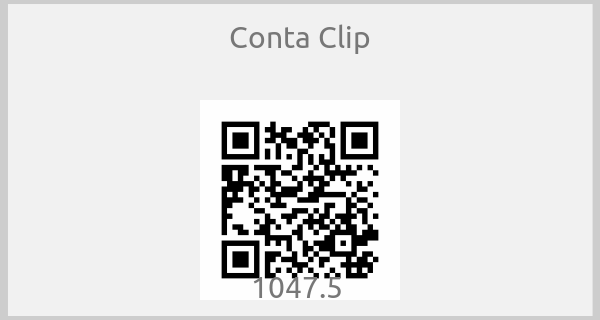 Conta Clip - 1047.5 