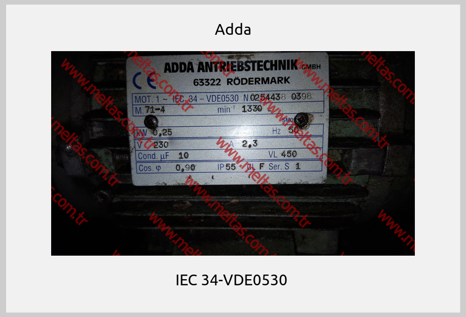 Adda - IEC 34-VDE0530 