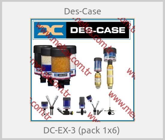 Des-Case - DC-EX-3 (pack 1x6) 