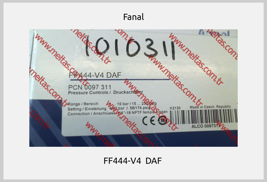 Fanal - FF444-V4  DAF 