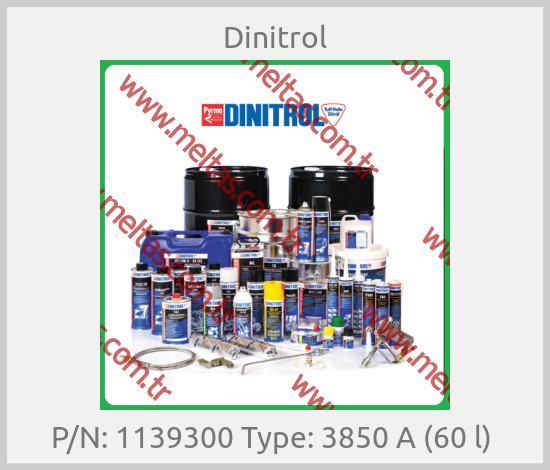 Dinitrol - P/N: 1139300 Type: 3850 A (60 l) 