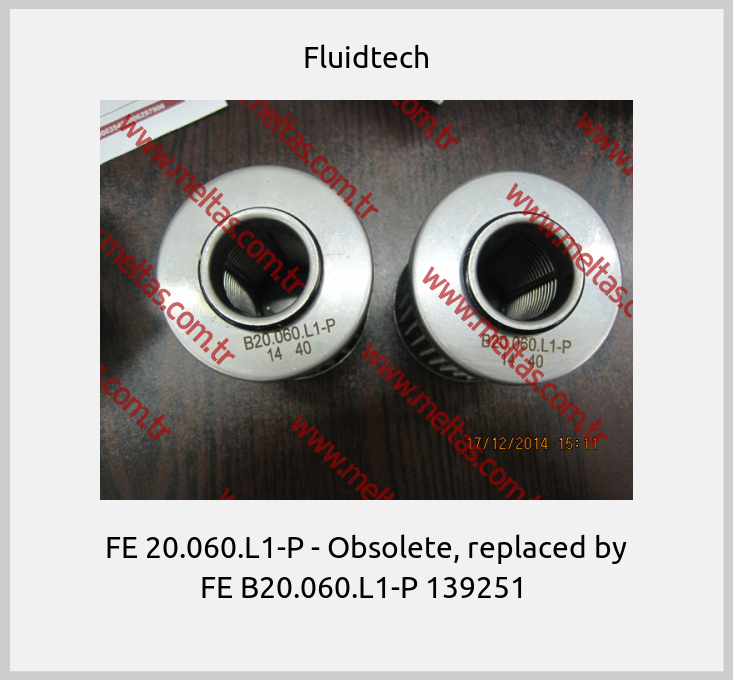 Fluidtech-FE 20.060.L1-P - Obsolete, replaced by FE B20.060.L1-P 139251 