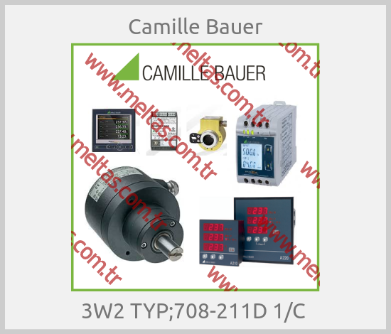 Camille Bauer - 3W2 TYP;708-211D 1/C 