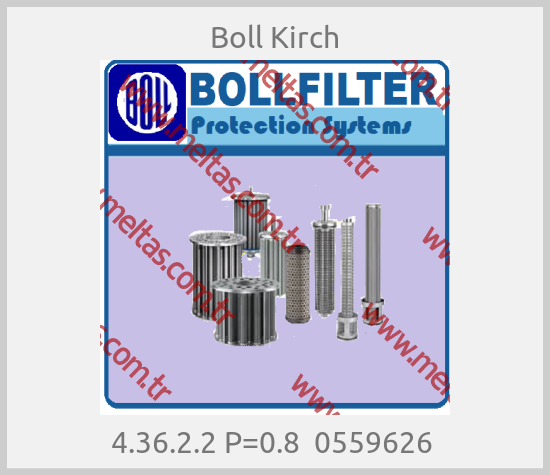 Boll Kirch-4.36.2.2 P=0.8  0559626 