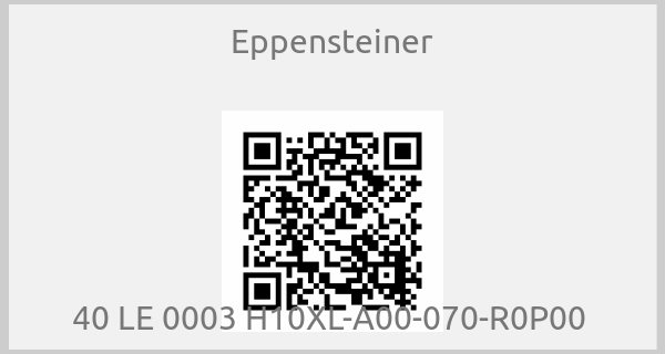 Eppensteiner-40 LE 0003 H10XL-A00-070-R0P00 