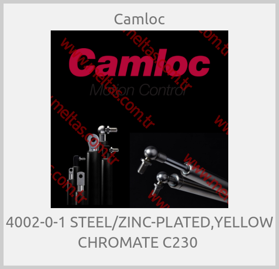 Camloc-4002-0-1 STEEL/ZINC-PLATED,YELLOW CHROMATE C230 