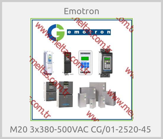 Emotron - M20 3x380-500VAC CG/01-2520-45 