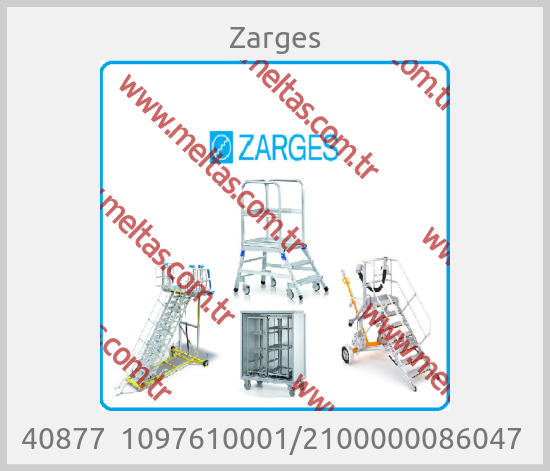 Zarges - 40877  1097610001/2100000086047 