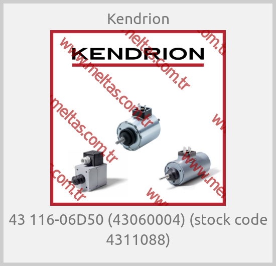 Kendrion - 43 116-06D50 (43060004) (stock code 4311088)