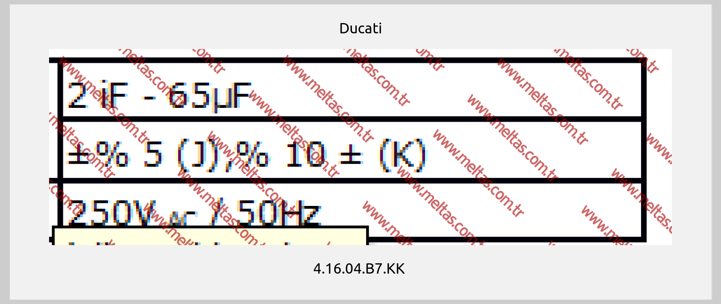 Ducati - 4.16.04.B7.KK 