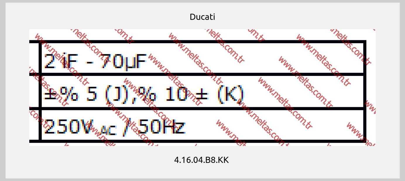 Ducati - 4.16.04.B8.KK 