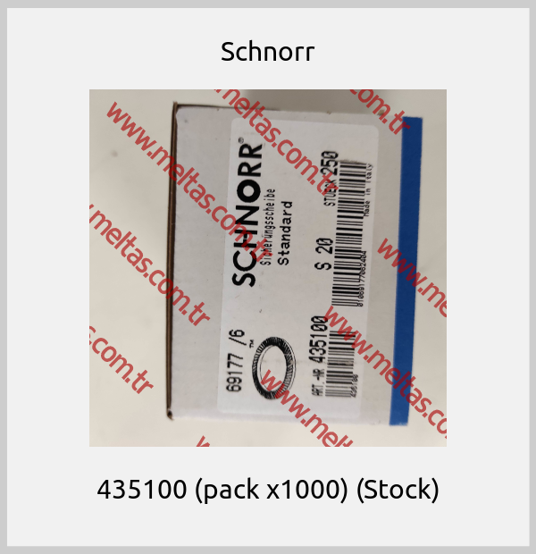 Schnorr - 435100 (pack x1000) (Stock)